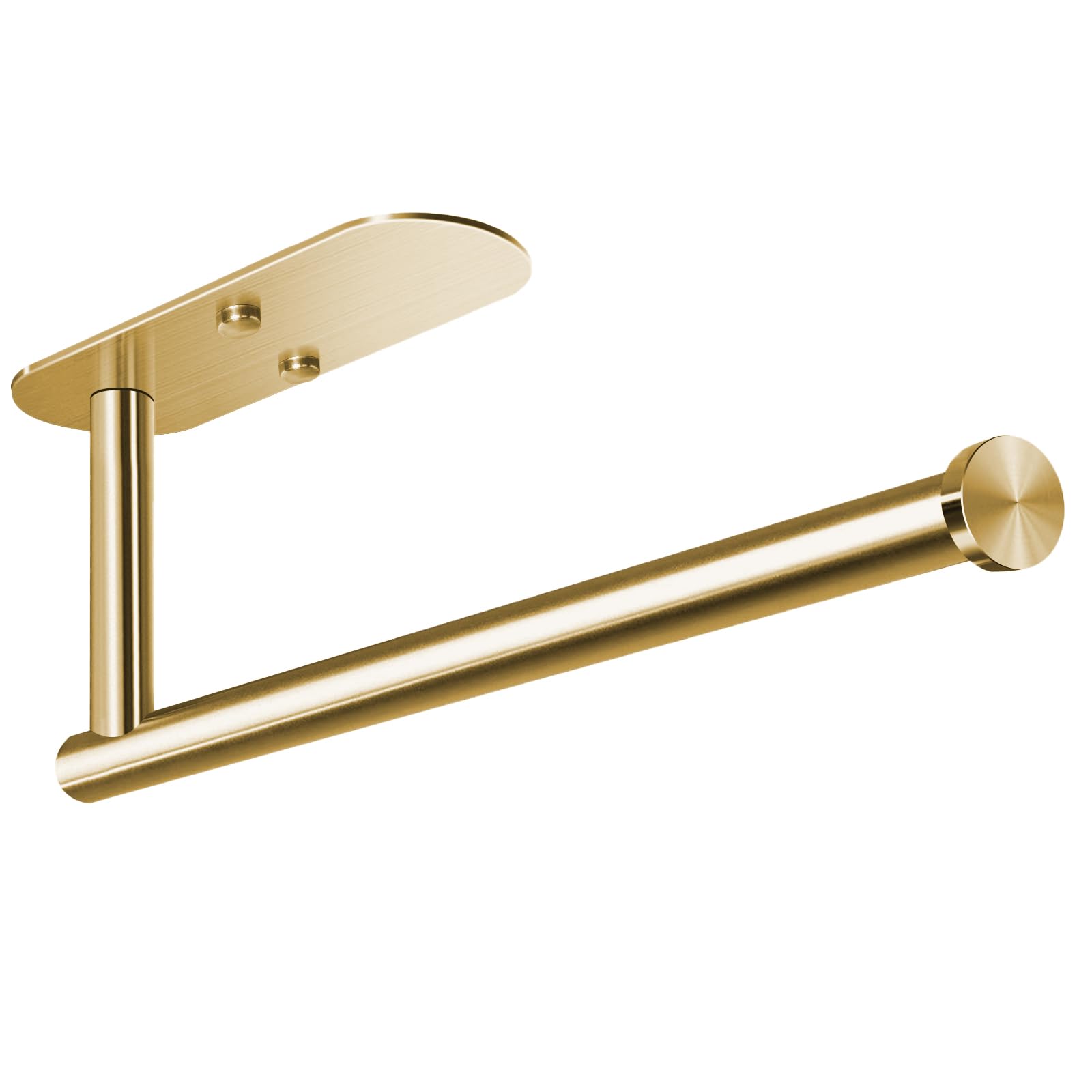 HUFEEOH soporte adhesivo dorado para papel toalla, instalación rápida en la cocina