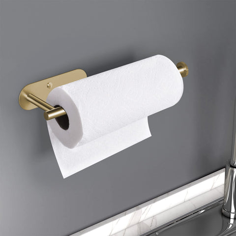 HUFEEOH uso en cocina y baño, papel toalla al alcance con acabado dorado