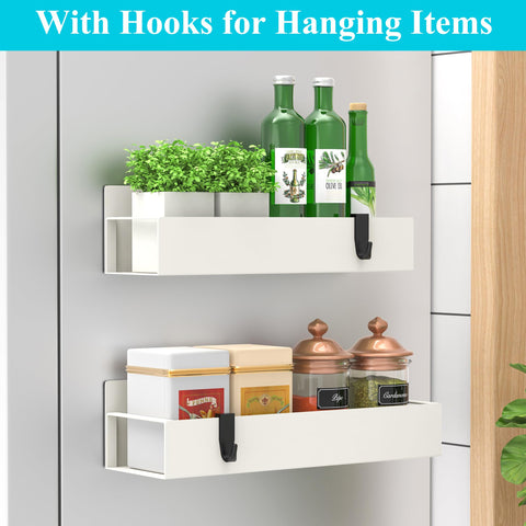 HuggieGems: Conjunto de organizadores imantados para especias, ahorro de espacio en cocinas pequeñas.