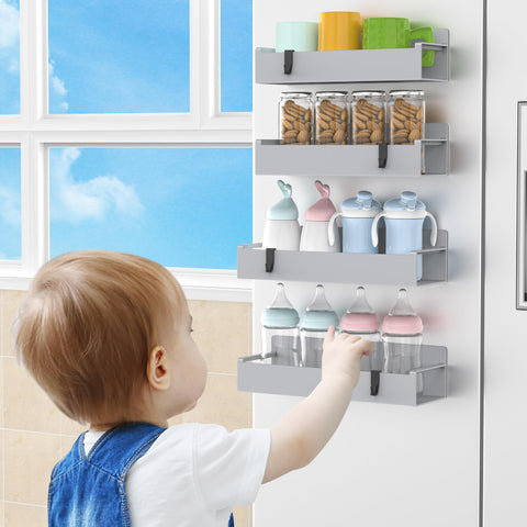 Ideal para horno y refrigerador, organización versátil en la cocina.