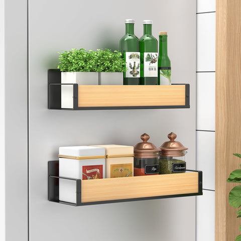 HuggieGems organizador especias magnético doble para nevera, ahorro de espacio.