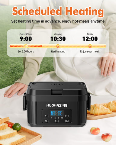 Calentador portátil Hugmazing para trabajo sin microondas