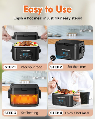 Función precalentamiento programable de Hugmazing para comer a la hora deseada