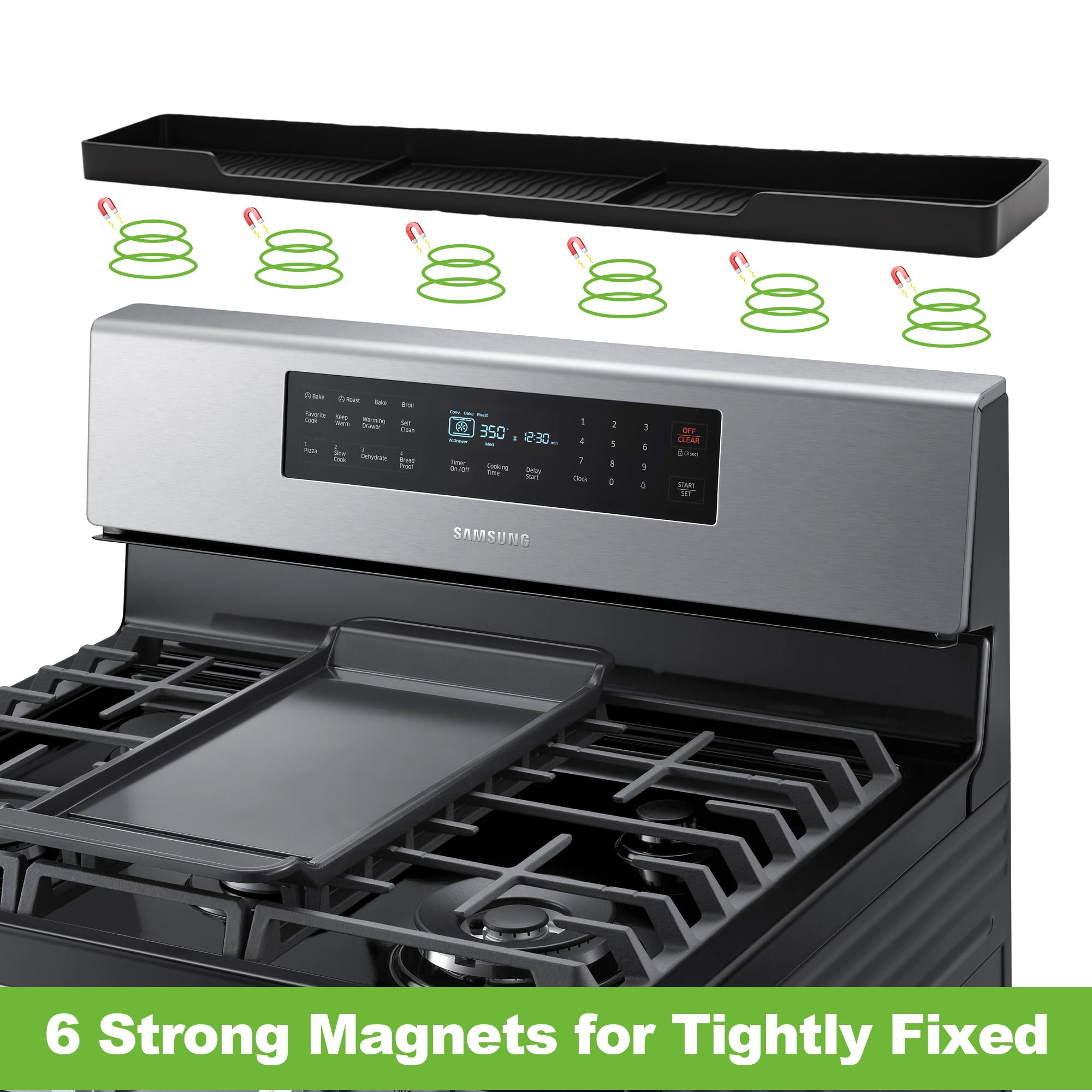 Hugro Tarfive silicona alimentaria resistente al calor protege condimentos.