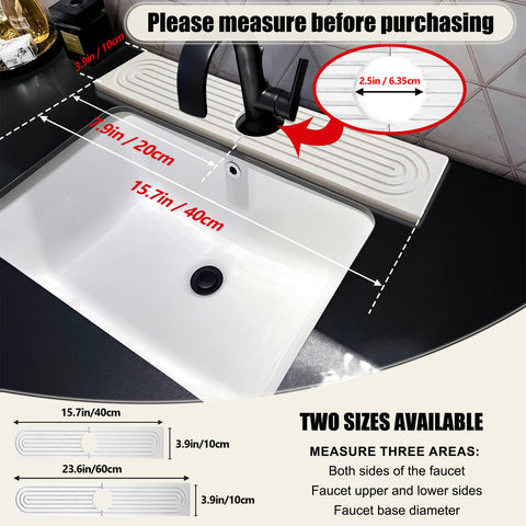 HUHAYUYA mat durabilidad-grifo lavabo: lijable para borrar manchas ligeras