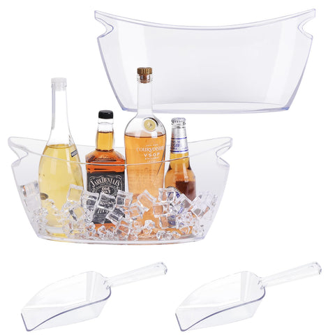 Huiyangteng set de cubos de hielo transparentes para bebidas con estilo