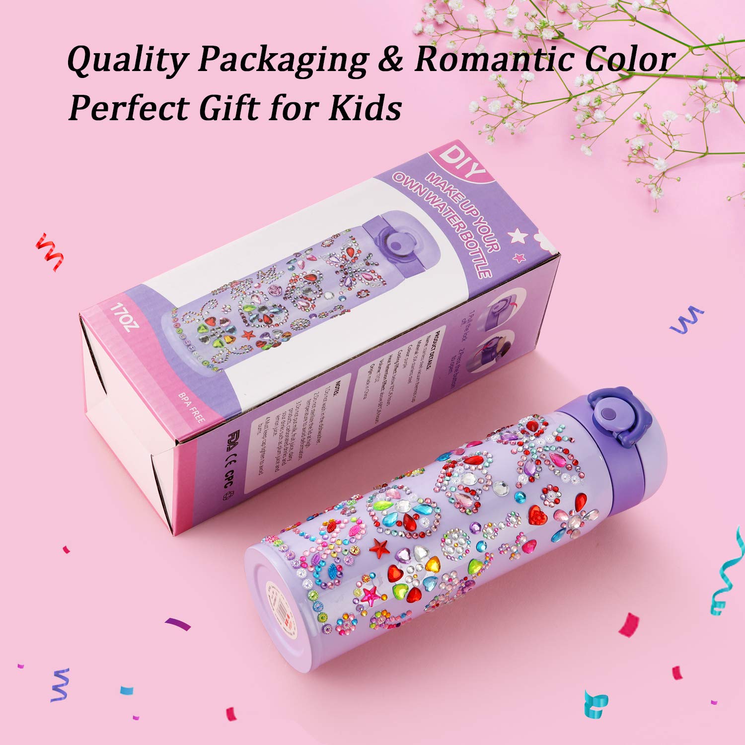 Idea de regalo para niñas: decoraciones brillantes de HULASO para fiestas