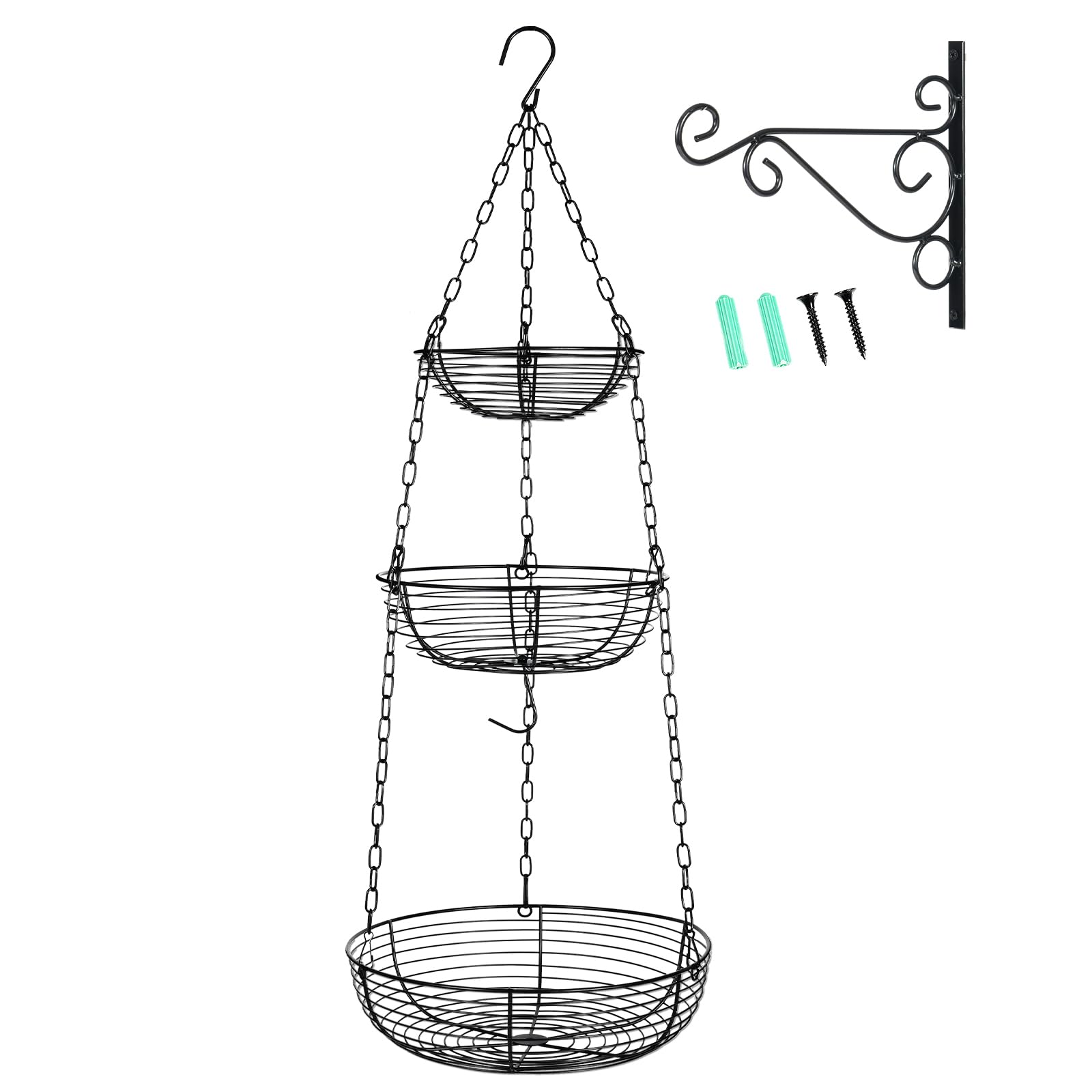 Soporte y tornillos incluidos para montaje estable