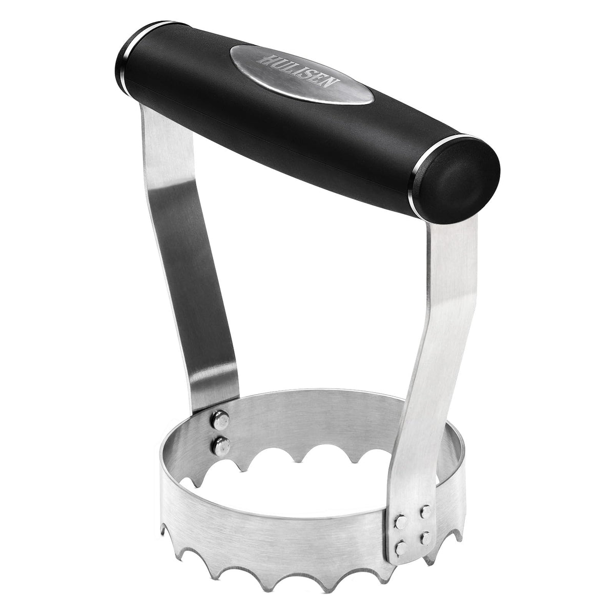Cortador HULISEN con mango ergonómico y hoja serrada para cortes precisos.