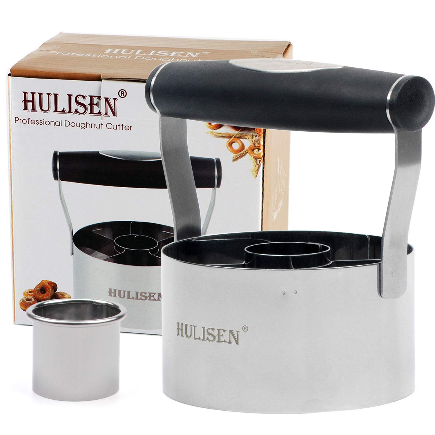 Cortador HULISEN con hueco central de 1,2 pulgadas para remates perfectos.