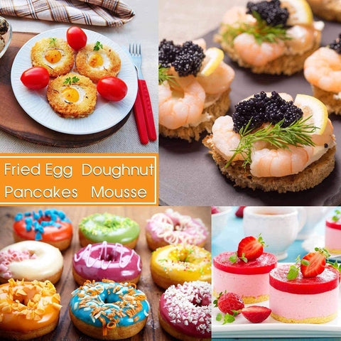 Tres tamaños disponibles para galletas, donuts y más