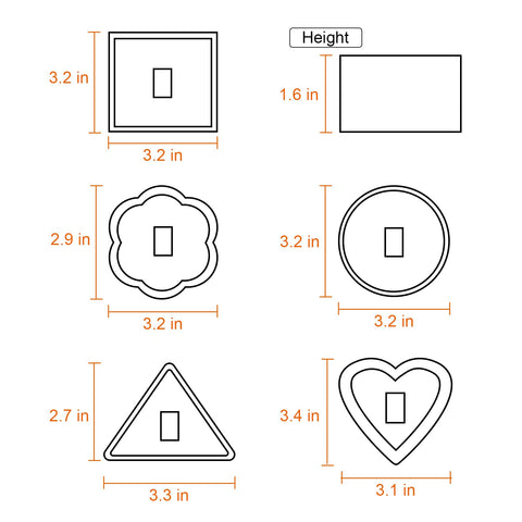Moldes HULISEN aptos para lavavajillas y almacenamiento ordenado.