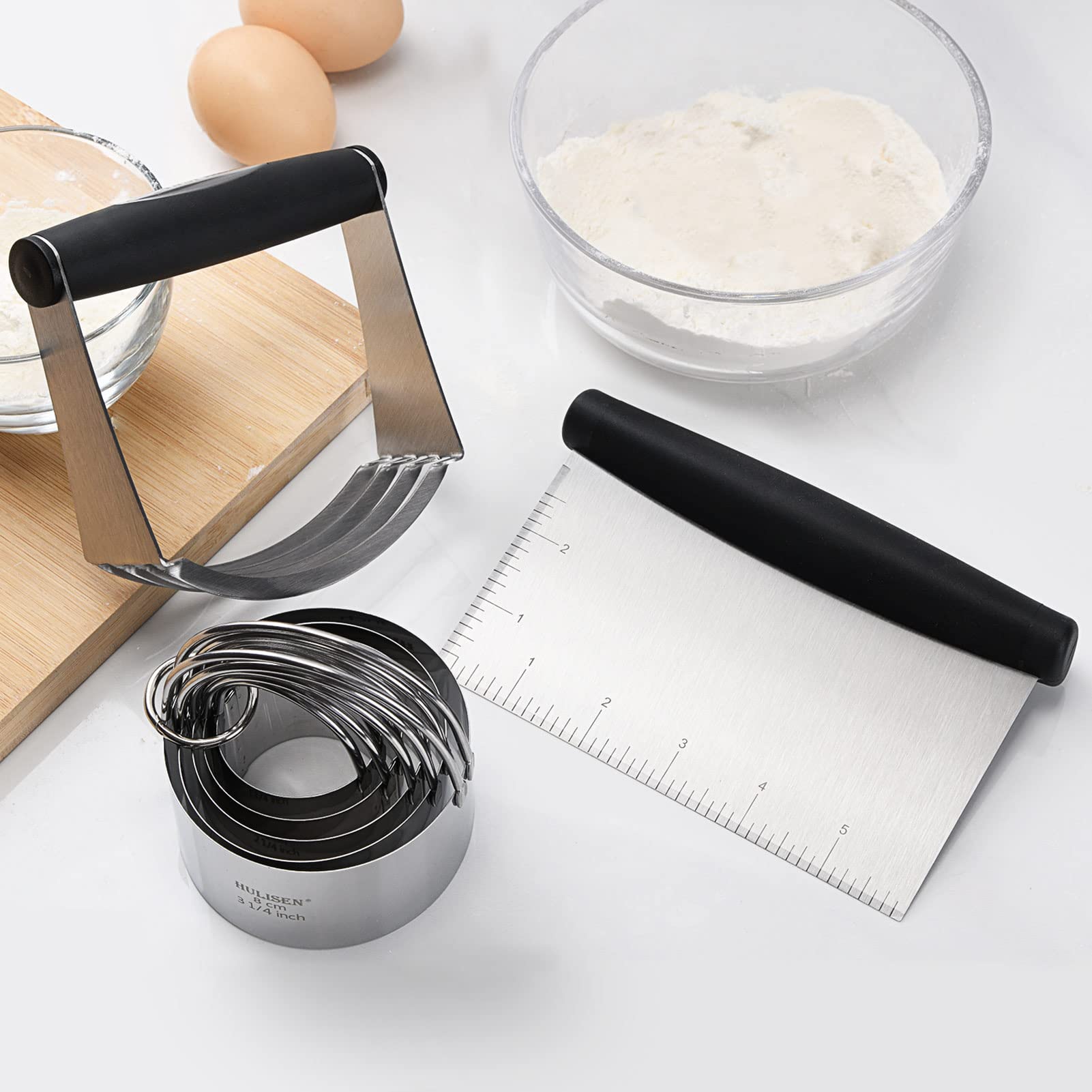 HULISEN mango ergonómico de goma antideslizante.
