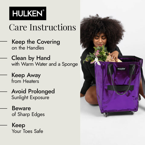 HULKEN ruedas para múltiples superficies que giran con facilidad.