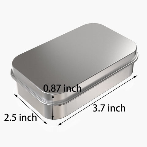 Hulless cajas rectangulares compactas para ordenar suministros pequeños