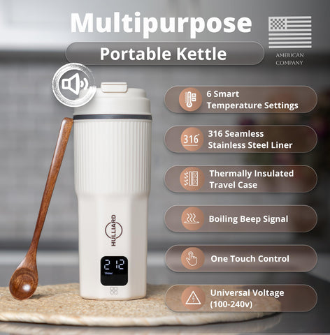 HULLIARD ajuste seis configuraciones para diferentes tés y bebidas.