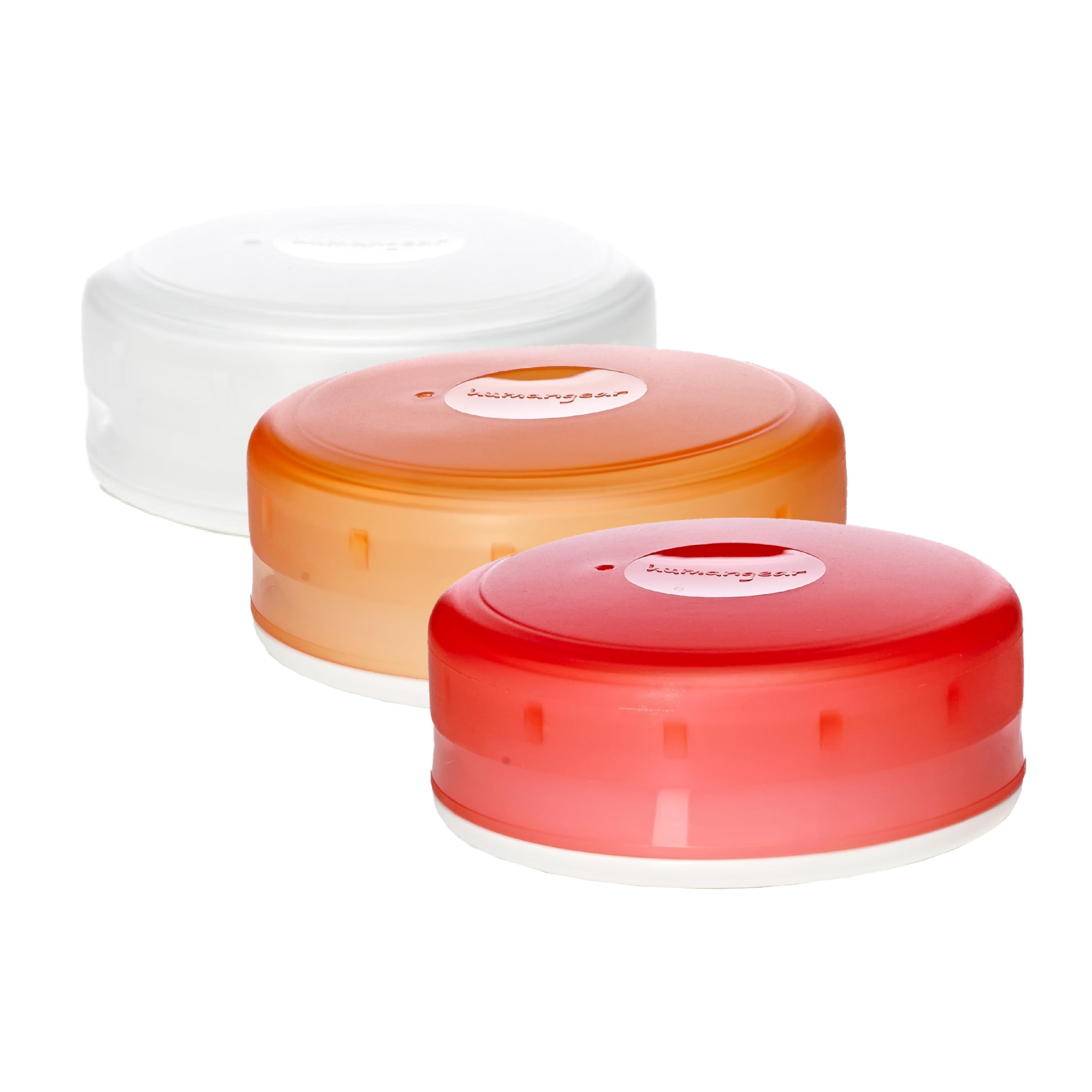 humangear GoTubb, contenedor para snacks, apertura fácil con una mano.