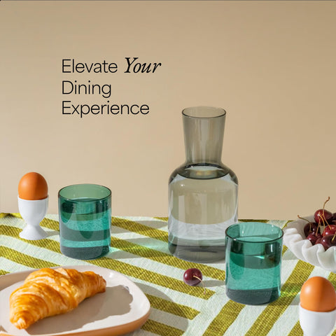 Tazas de cristal Humble Objects con diseño moderno