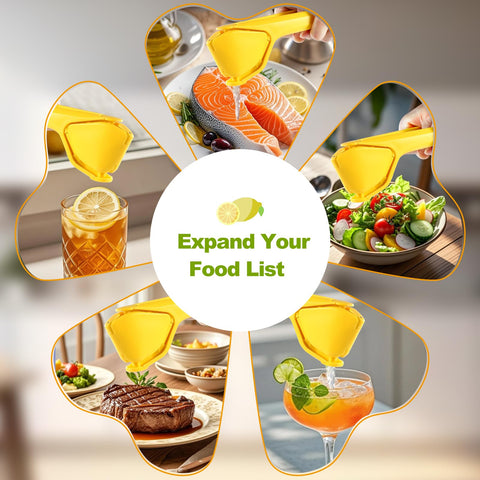 Humuta exprimidor de cítricos variados, funciona con limones, limas y naranjas.