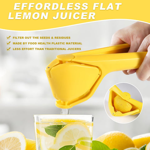 Humuta exprimidor durable en plástico apto para alimentos, sin BPA.