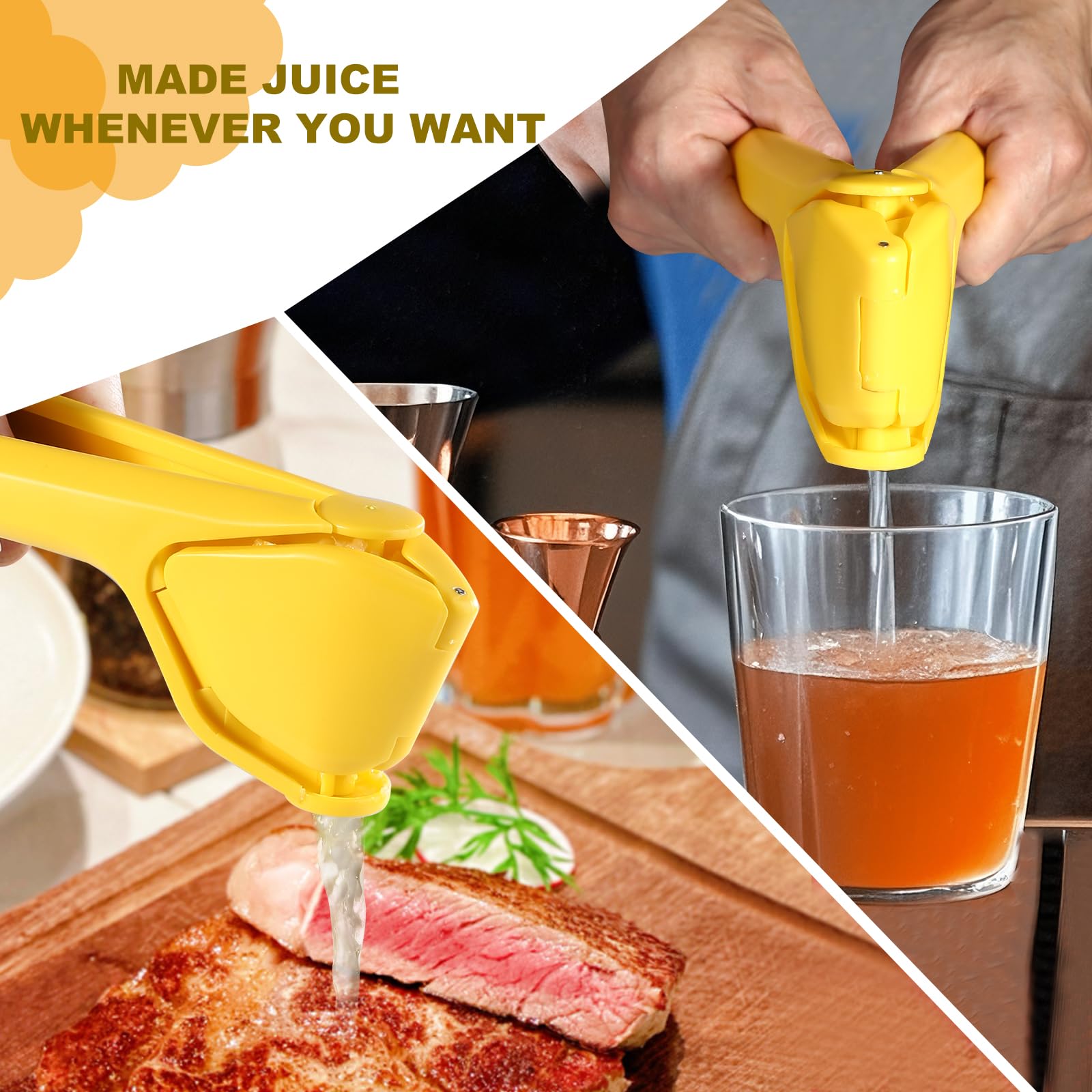 Humuta exprimidor sin semillas, filtro que da jugo limpio.