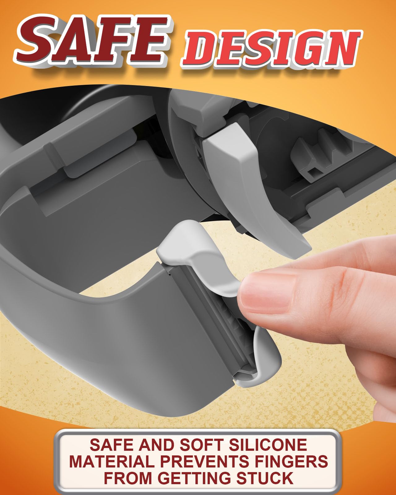 Humutan diseño ergonómico para uso con una sola mano.