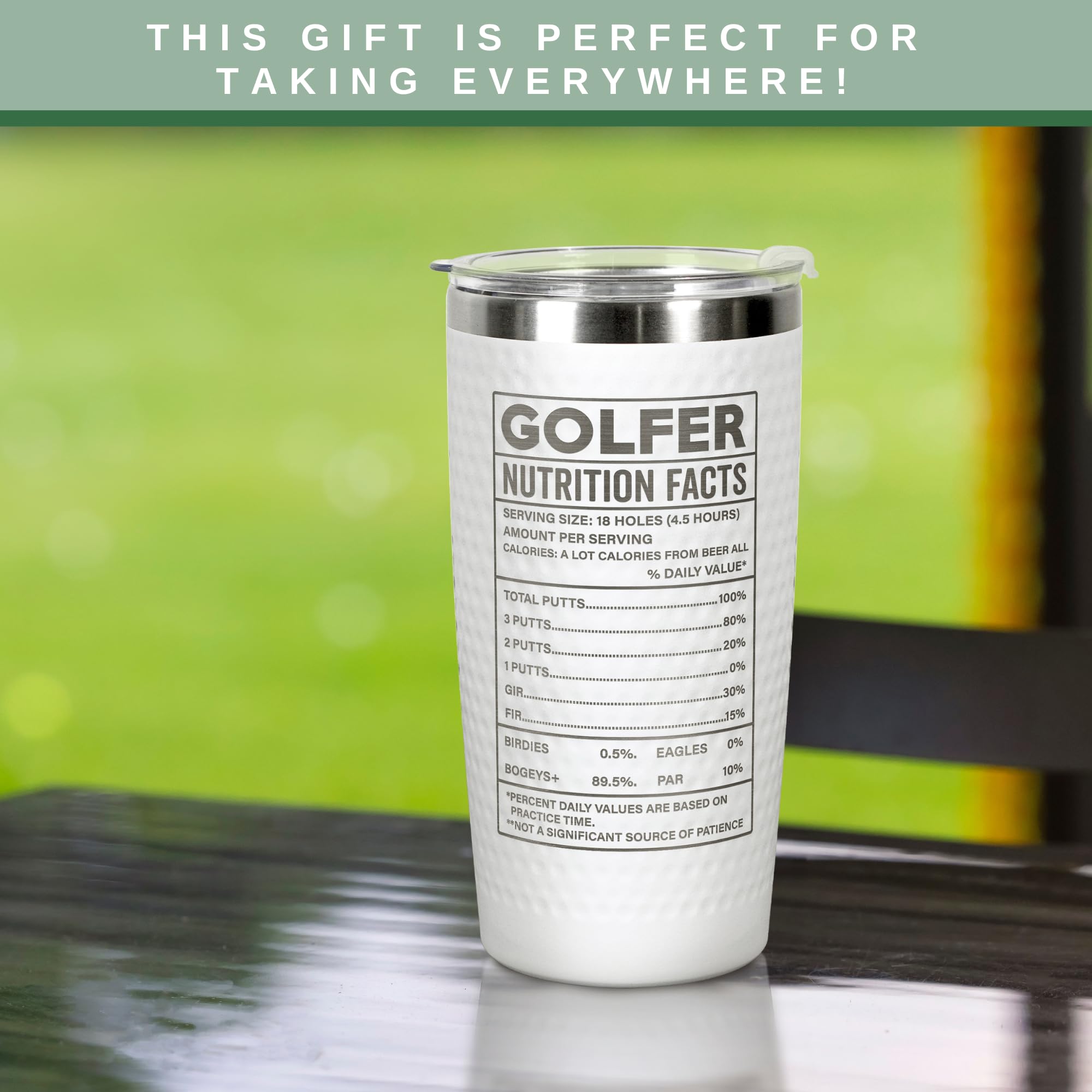 Diseño resistente y portátil de HUNIGIFT ideal para golf y viaje