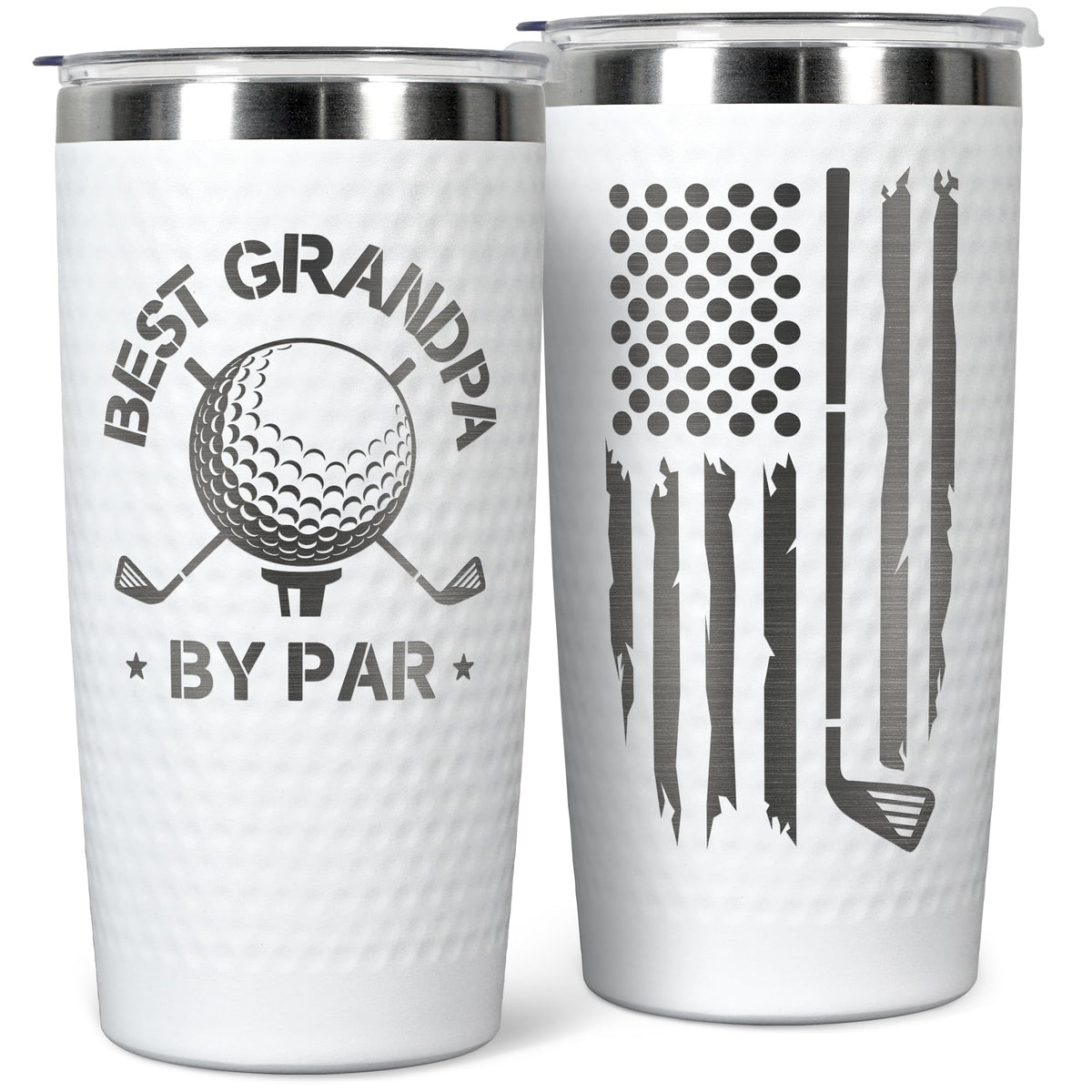 Tumbler de HUNIGIFT con tapa transparente, ideal para viajes sin derrames.