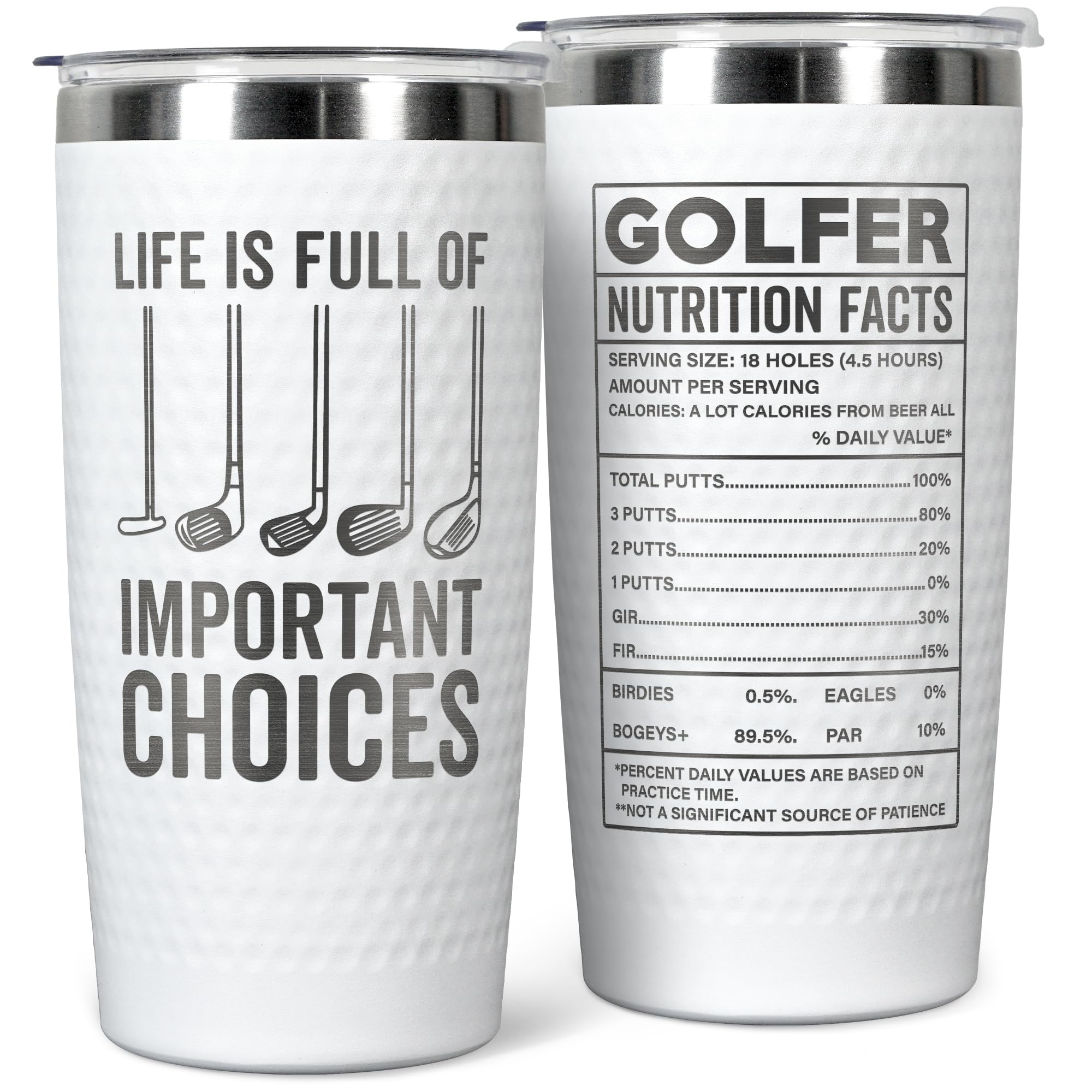 Vaso térmico HUNIGIFT para golfistas, regalo práctico que mantiene bebidas a la temperatura