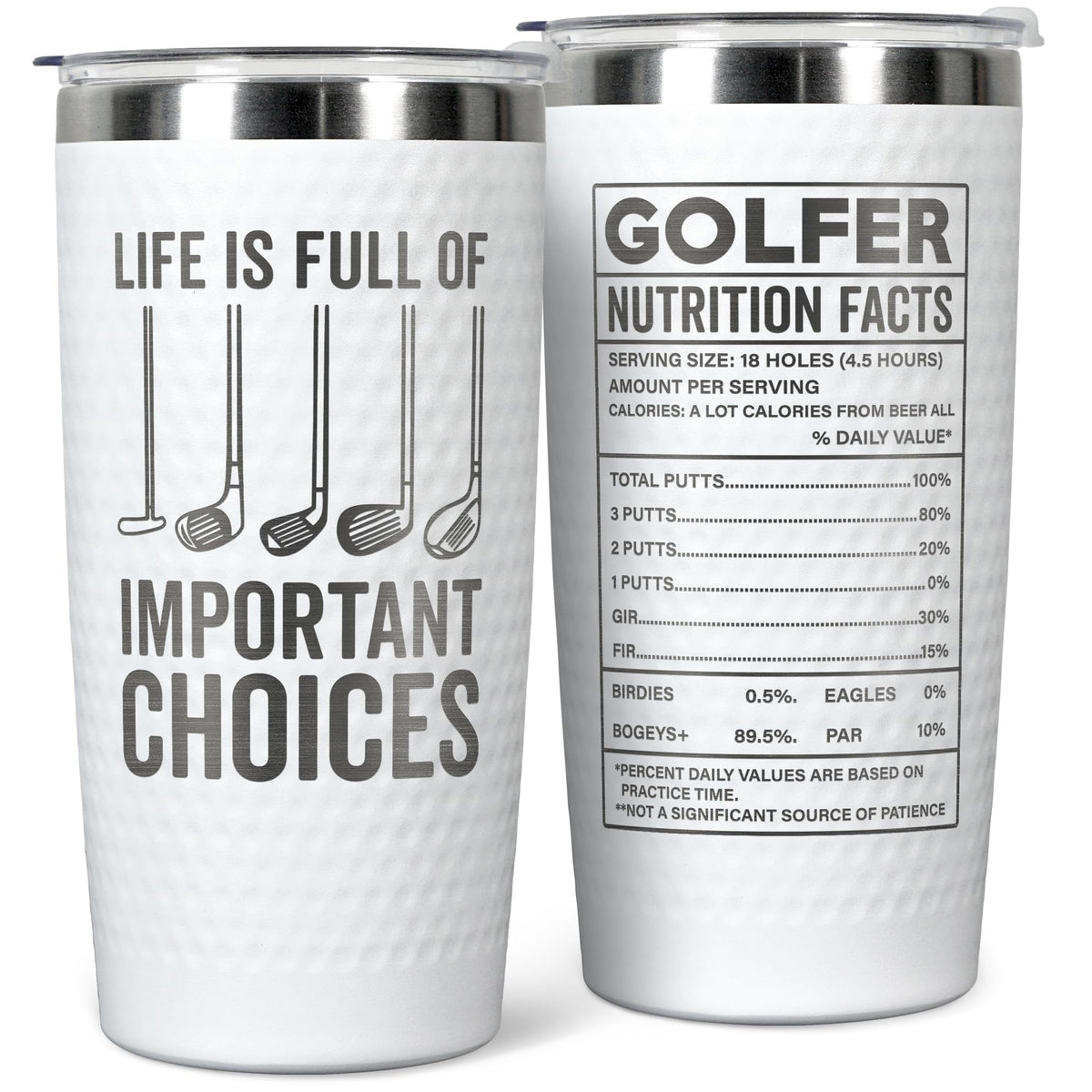 Vaso térmico HUNIGIFT para golfistas, regalo práctico que mantiene bebidas a la temperatura