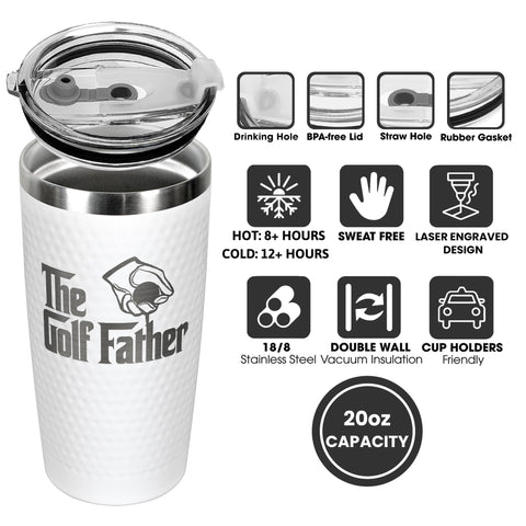 Vaso Hunigift para papá, complemento ideal para el golf y la vida diaria.