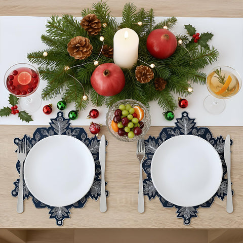 Manteles HunnmingRe con bordado único, ideal para regalos de Navidad