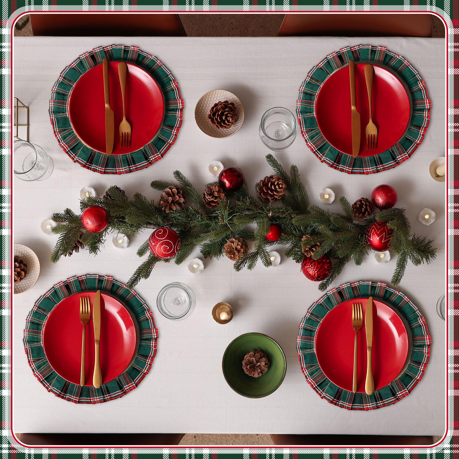 Uso versátil para interiores y exteriores en fiestas navideñas.