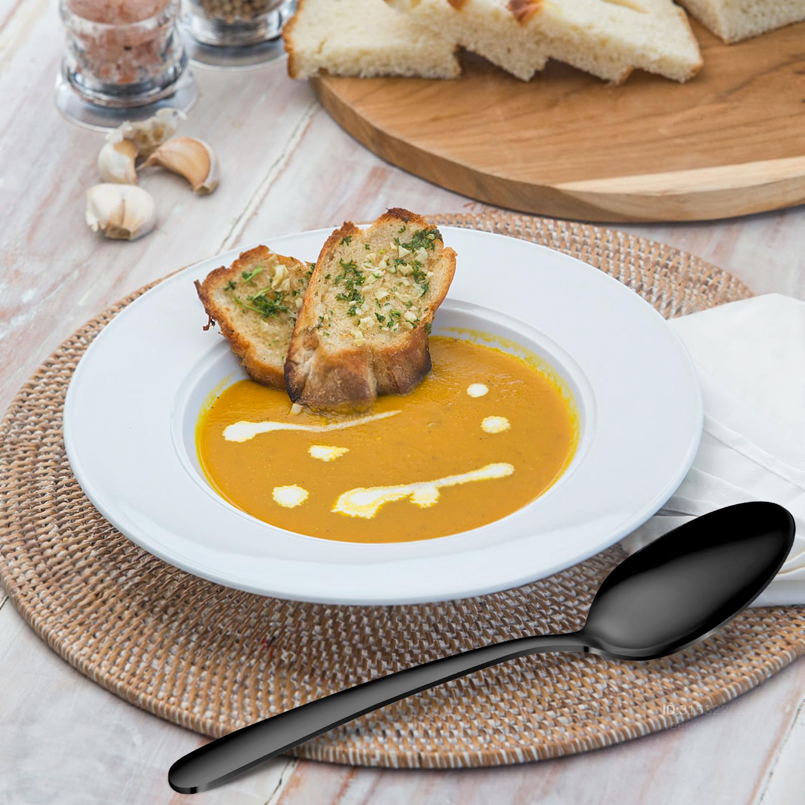 Hunnycook cubiertos aptos para lavavajillas, limpieza rápida sin perder calidad.