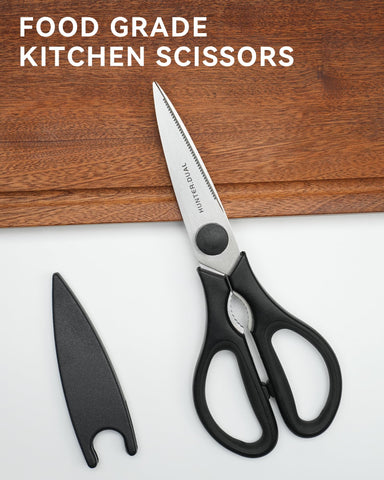 Tijeras HUNTER.DUAL para corte de carne, fáciles de manejar en casa.