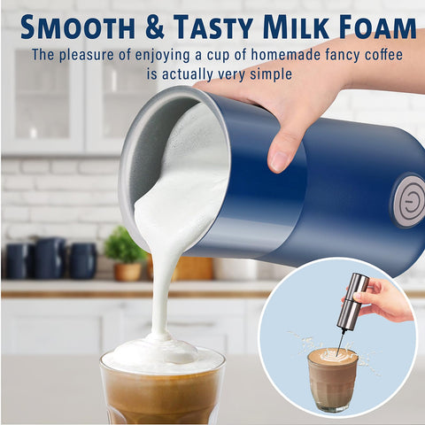 Huogary espumador cappuccino: espuma densa para cappuccinos caseros.