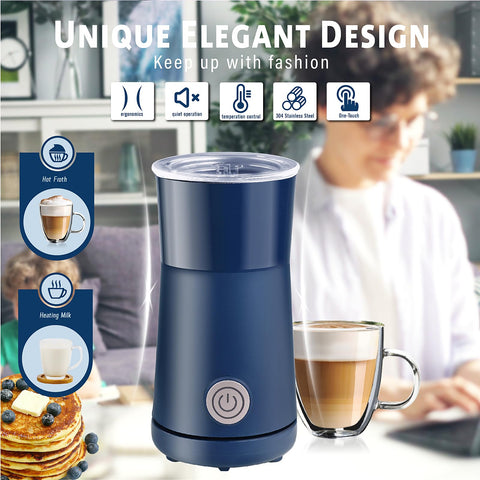 Huogary latte: leche caliente y espuma para latte.