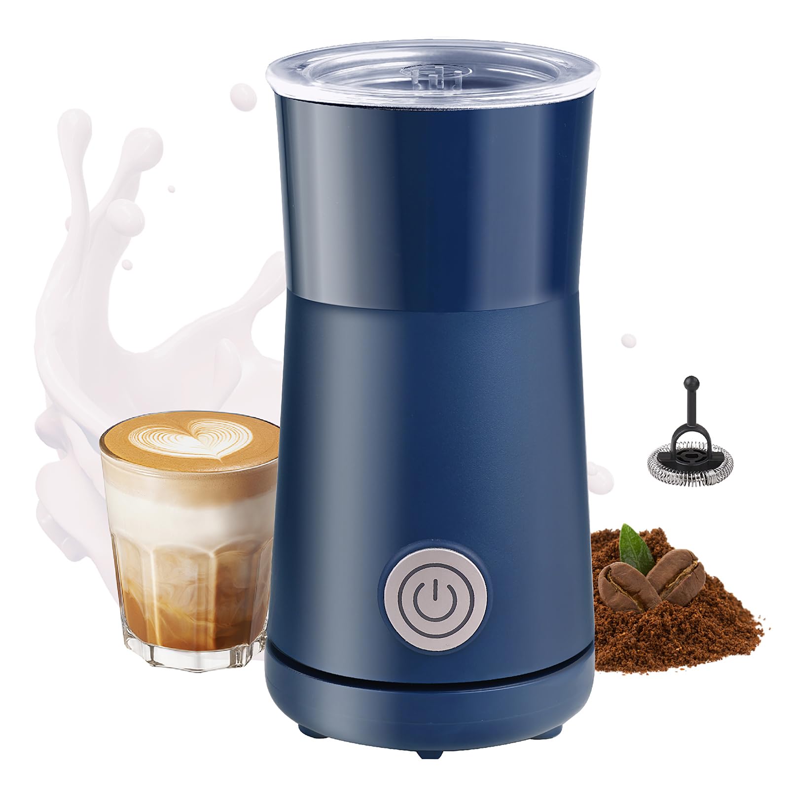 Huogary espumador de leche crea espuma cremosa para cappuccinos en casa.