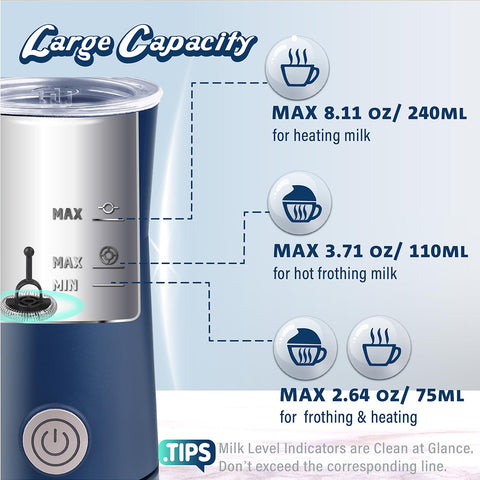 Huogary espumador leche caliente para macchiato suave.