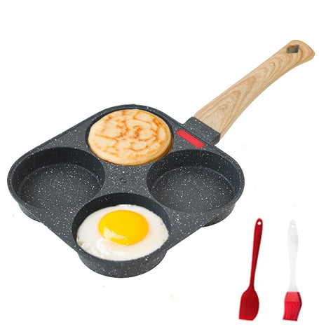 Sartén HUPECHAM para huevos 4 tazas, ideal para desayunos rápidos.