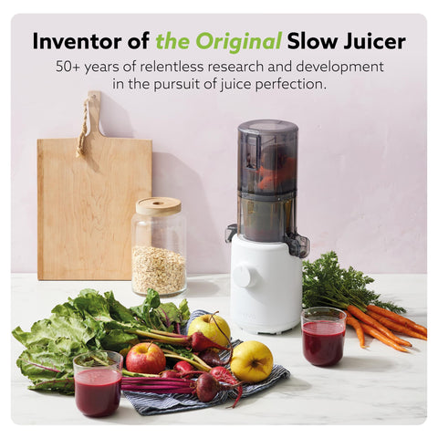 Hurom H310A tolva autocargadora V2 para introducir frutas enteras fácilmente