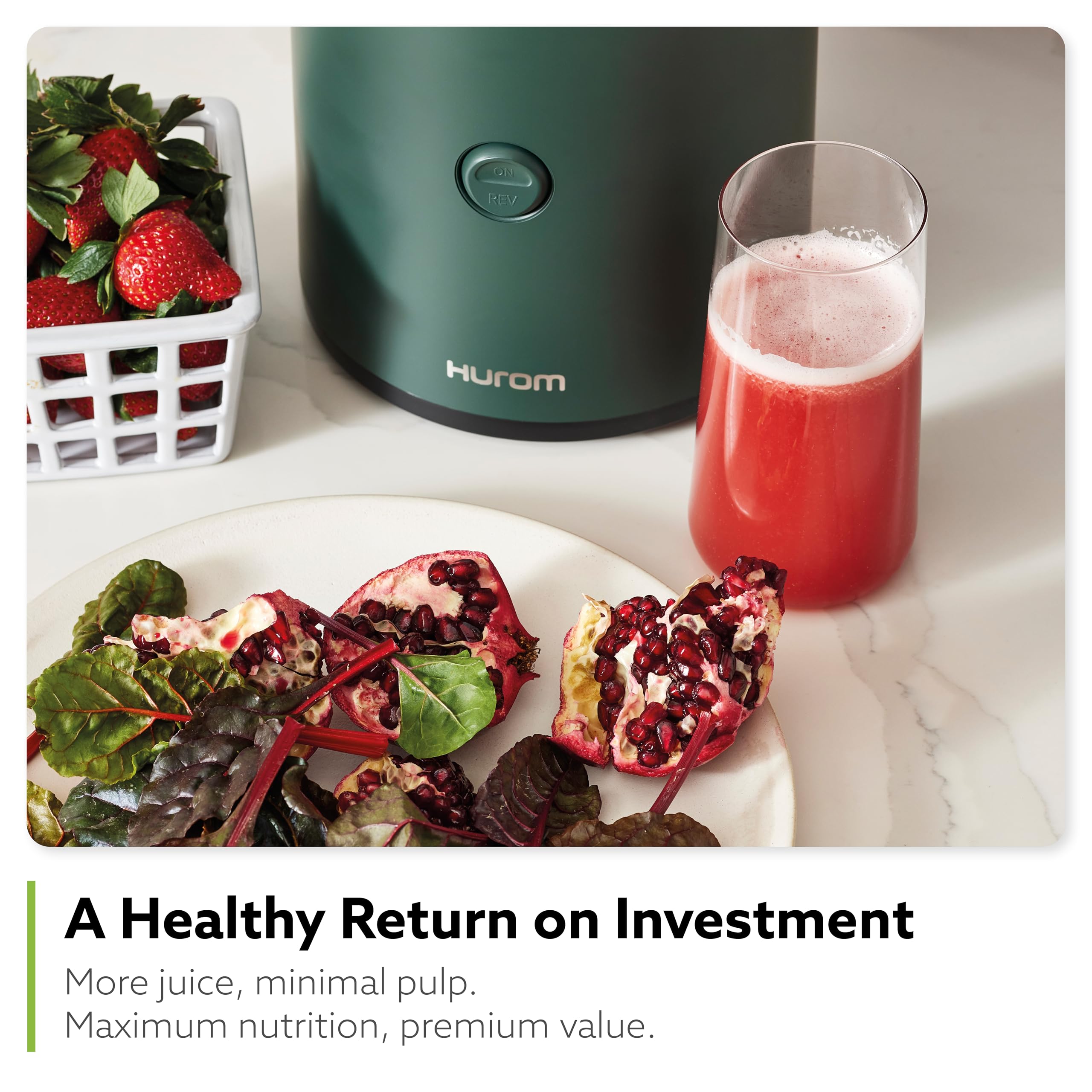 Hurom H320, extracción lenta para más jugo y sabor superior