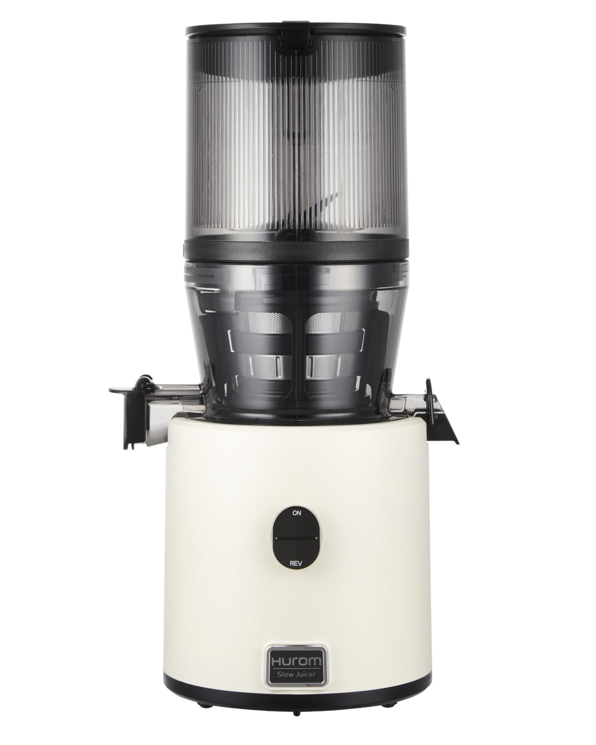 Hurom H330 vista frontal mostrando diseño compacto y beneficio silencio