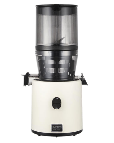 Hurom H330 vista frontal mostrando diseño compacto y beneficio silencio