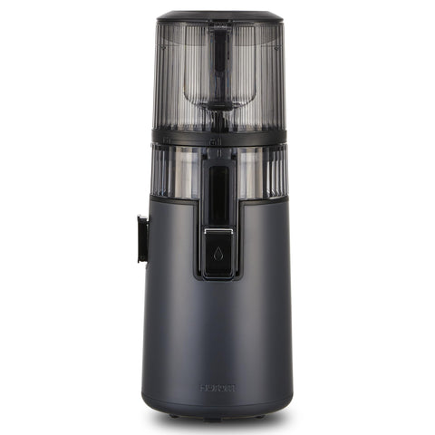 Hurom H70 vista frontal elegante y compacto, ideal para cocinas pequeñas
