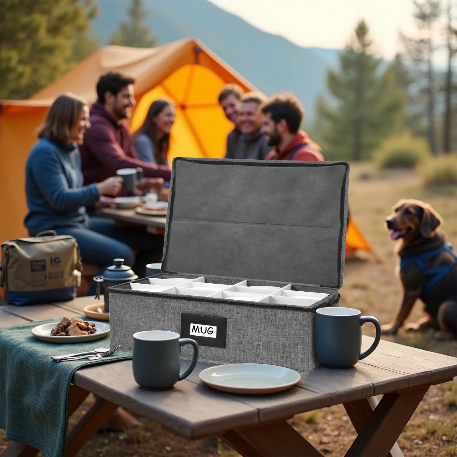 HURZMORO almacenamiento versátil para tazas y copas