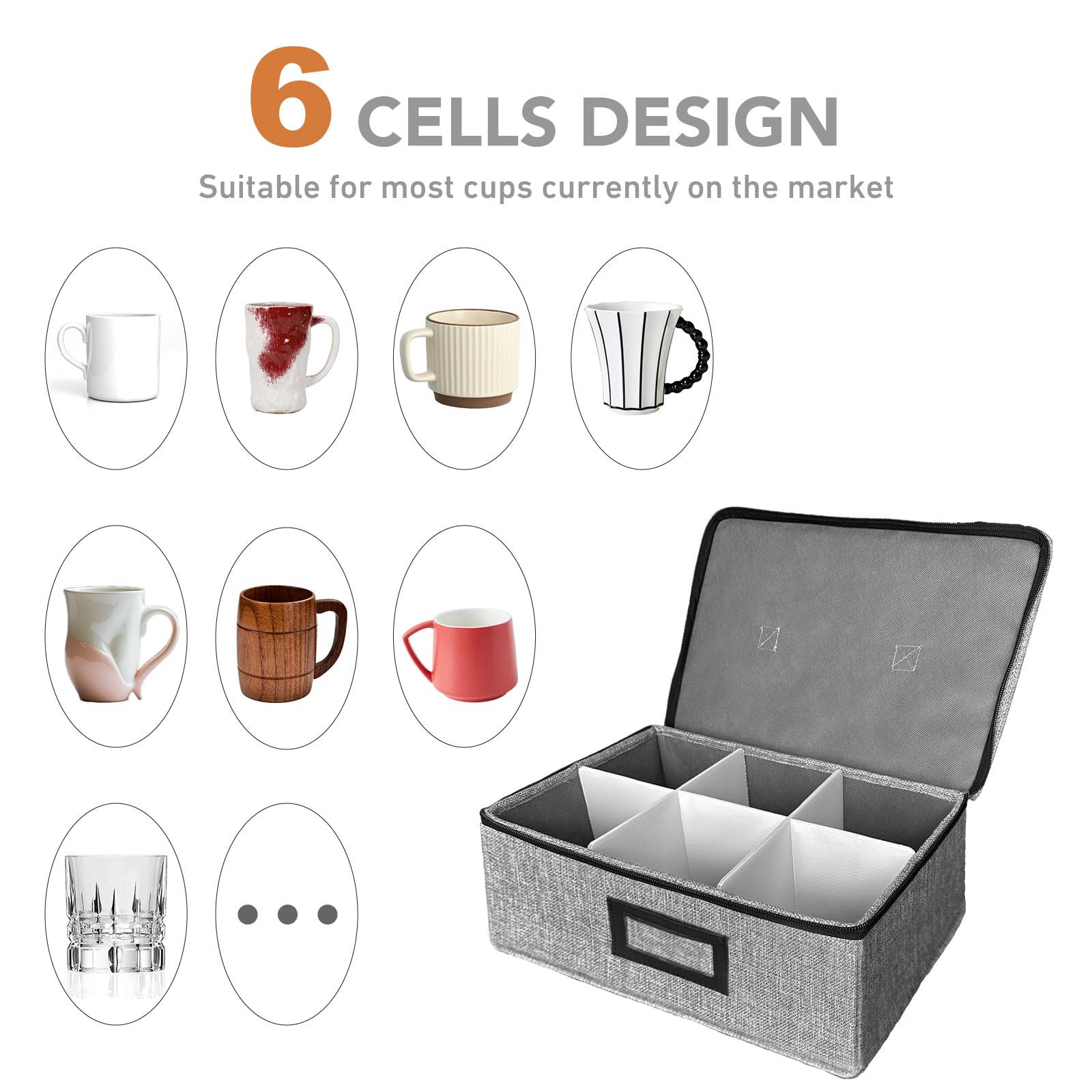 Hurzmoro: capacidad para 6 tazas, diseño apilable y compacto