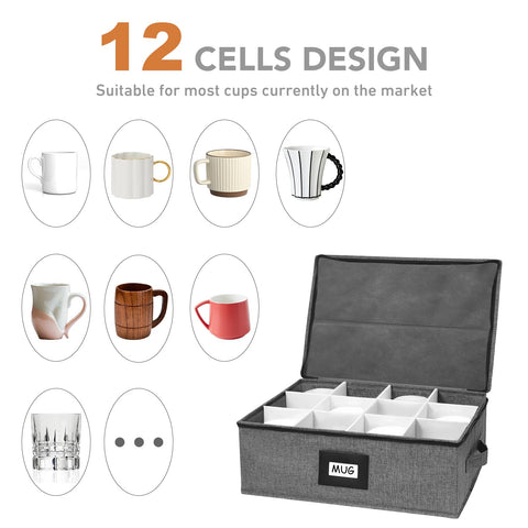 HURZMORO divisores acolchados ajustables para tazas de diferentes tamaños