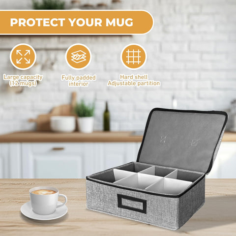 Hurzmoro: organizador versátil para tazas, copas y otros objetos pequeños
