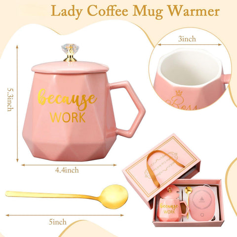 Conjunto de taza y calentador Hushee para oficina